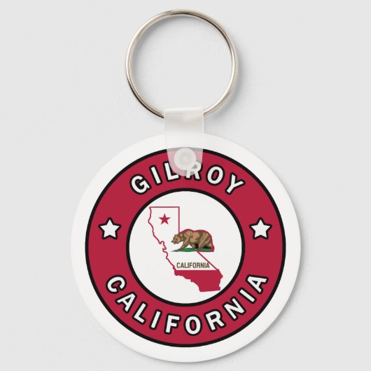 Porte-clés Gilroy Californie (Recto)