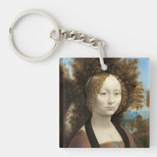 Porte-clés Ginevra de' Benci Leonardo da Vinci (Devant)