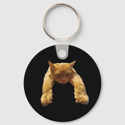 Porte-clés Ginger Lazy Chat, Clavier (Recto)