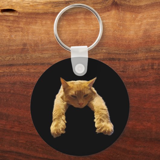 Porte-clés Ginger Lazy Chat, Clavier (Verso)