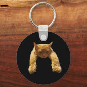 Porte-clés Ginger Lazy Chat, Clavier (Recto)