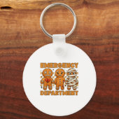 Porte-clés Gingerbread Emergency Department Christmas Nurse D (Recto)