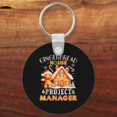 Porte-clés Gingerbread House Project Manager Decorating Bakin (Recto)