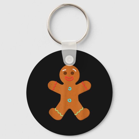 Porte-clés Gingerbread Man Christmas Cookie Baking (Recto)