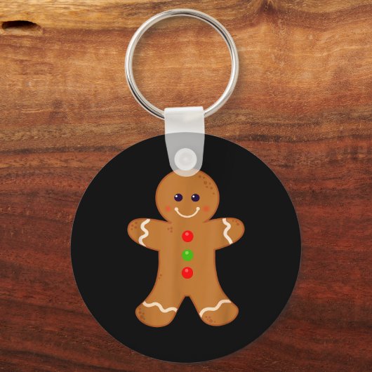 Porte-clés Gingerbread Man Shirt Christmas Cookie Baking Holi (Recto)