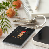 Porte-clés Gingerbread Salutations Noël (Devant droit)