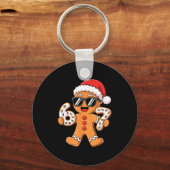 Porte-clés Gingerbread Santa With Sungles Holding 67 Cookies  (Recto)