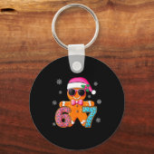 Porte-clés Gingerbread Six Seven 67 Meme 6 7 Funny Christmas (Recto)