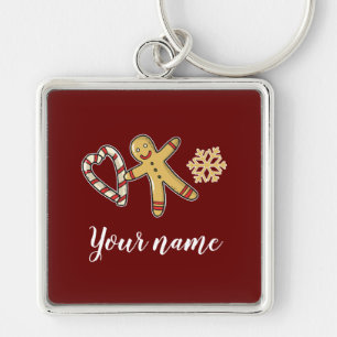 Porte-clés Gingerbreadman Love