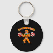 Porte-clés Gingershred Bodybuilder Funny Gingerbread Man Weig (Recto)