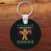 Porte-clés Gingershred Gym Christmas Ugly Sweater Gingerbread (Recto)