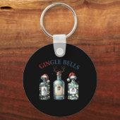 Porte-clés Gingle Bells Funny Gin Gin Bells Christmas Tree Me (Recto)
