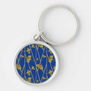 Porte-clés ginkgo d'or