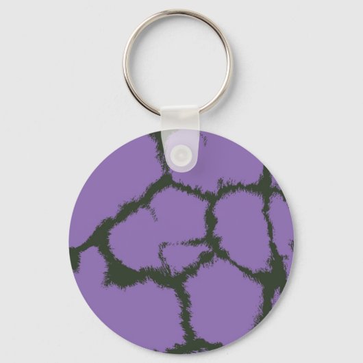 Porte-clés Girafe à fourrure violette (Recto)