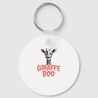 Porte-clés Girafe Boo Halloween. Girafe Psychédélique Effraya