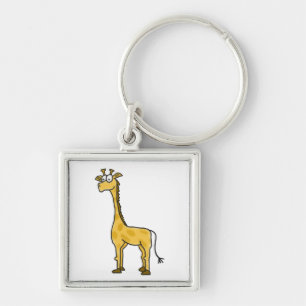 Porte-clés Girafe Keychain de bande dessinée