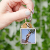 Porte-clés Girafe réticulée (main)