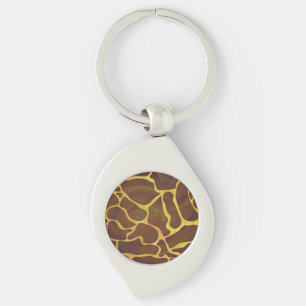 Porte-clés Giraffe Brown et jaune