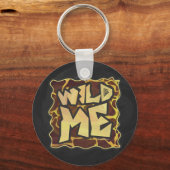 Porte-clés Giraffe Brown et jaune (Recto)