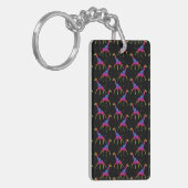 Porte-clés Giraffe de couleur arc-en-ciel (Devant gauche)