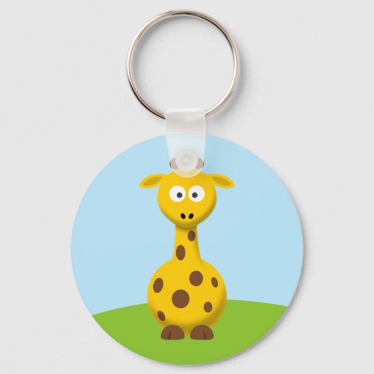 Porte-clés Giraffe de dessin (Recto)