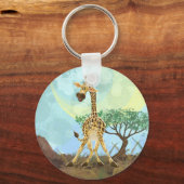 Porte-clés Giraffe de la Parade Animale (Recto)