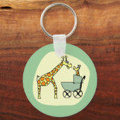 Porte-clés Giraffe maman et Porte - clé bébé (Recto)