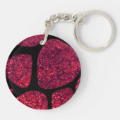 Porte-clés Giraffe rouge, Giraffe violette, Parties scintilla (Dos)