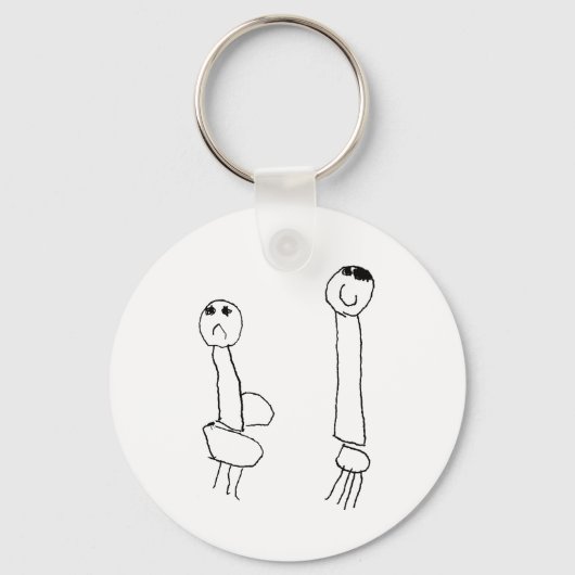 Porte-clés Giraffes (Recto)