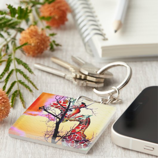 Porte-clés Giraffes (Devant Droit)