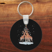 Porte-clés Giraffes Xmas Tree Giraffe Christmas Tree Merry Ch (Recto)