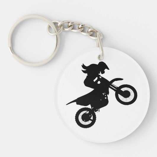 Porte-clés Girl Dirt Bike (Devant)
