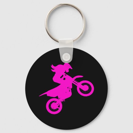 Porte-clés Girl Dirt Bike (Recto)