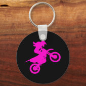 Porte-clés Girl Dirt Bike (Verso)