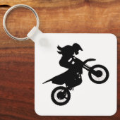 Porte-clés Girl Dirt Bike (Recto)