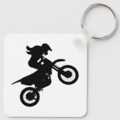 Porte-clés Girl Dirt Bike (Dos)