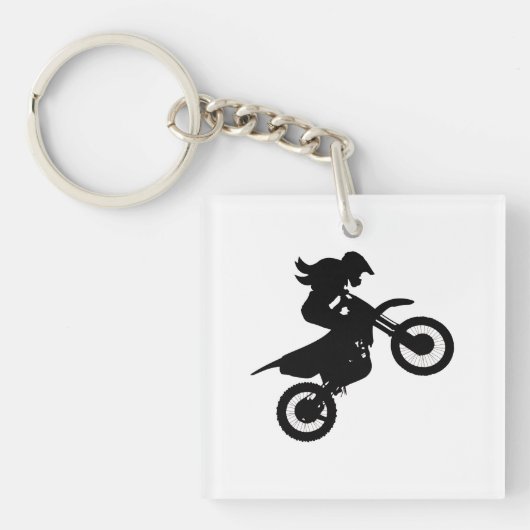 Porte-clés Girl Dirt Bike (Devant)