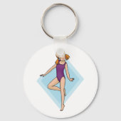 Porte-clés Girl Gymnast (Recto)