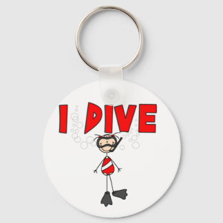 Porte-clés Girl I Dive T-shirts and Gifts