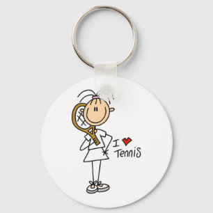 Porte-clés Girl I Love Tennis