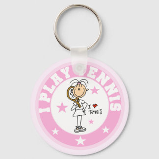 Porte-clés Girl I Play Tennis Tshirts et cadeaux