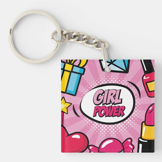 Porte-clés Girl Power