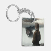 Porte-clés Girl with clouds (Devant gauche)