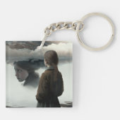 Porte-clés Girl with clouds (Dos)