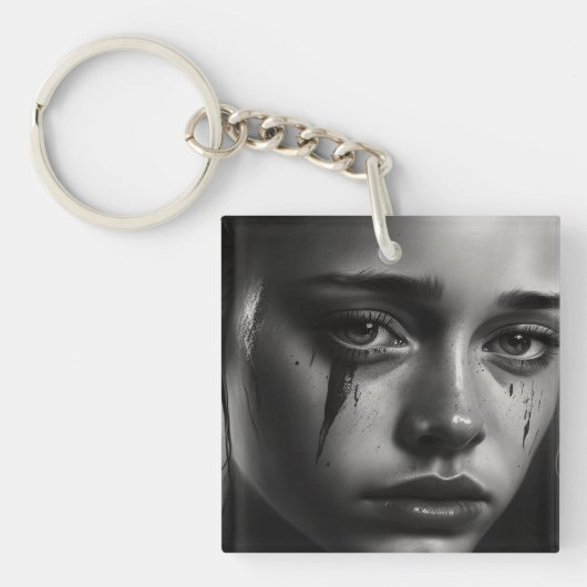 Porte-clés Girl with tears (Devant)