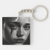 Porte-clés Girl with tears (Dos)