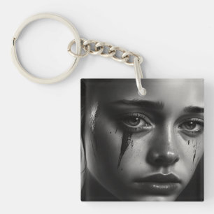 Porte-clés Girl with tears