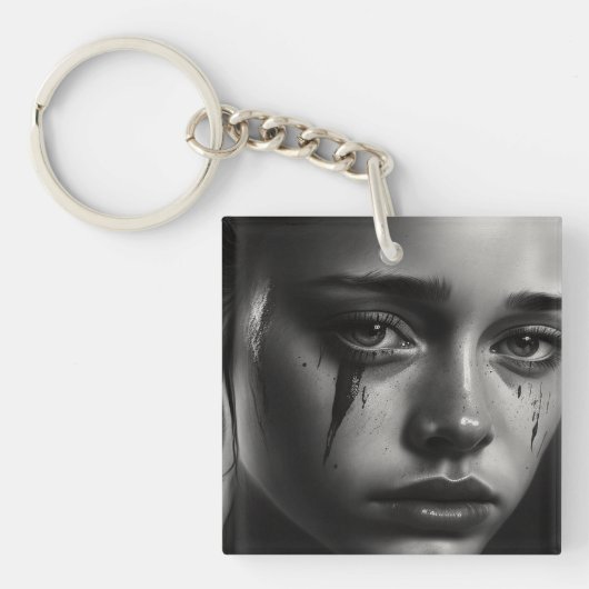 Porte-clés Girl with tears (Devant)