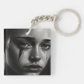 Porte-clés Girl with tears (Dos)
