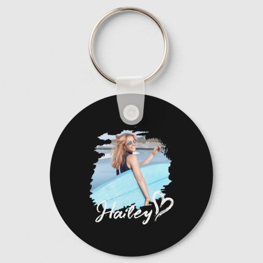 Porte-clés Girlfriend Nge Heart Simple Modern Cool Photo (Recto)